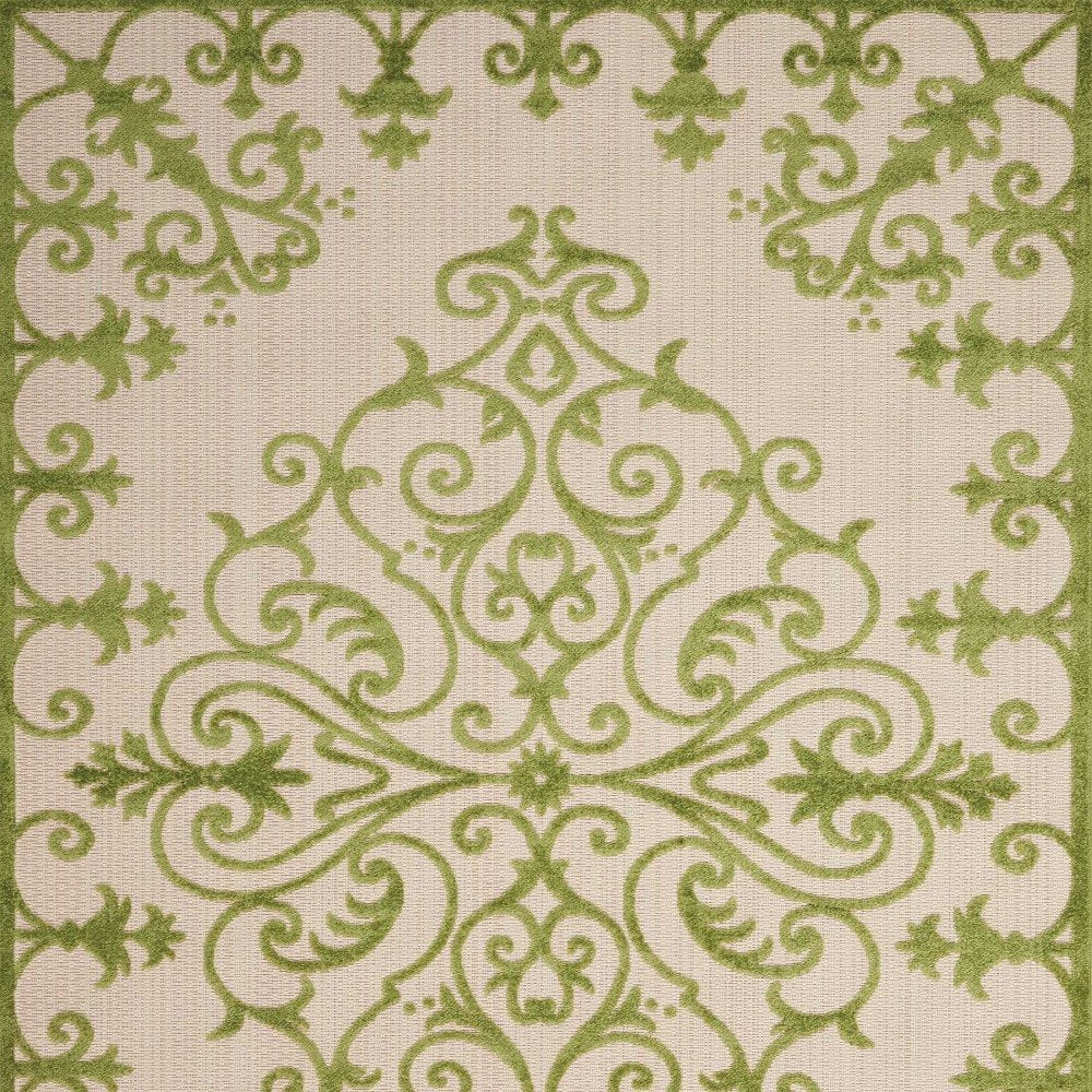 10' X 13' Green Indoor Outdoor Area Rug HomeRoots
