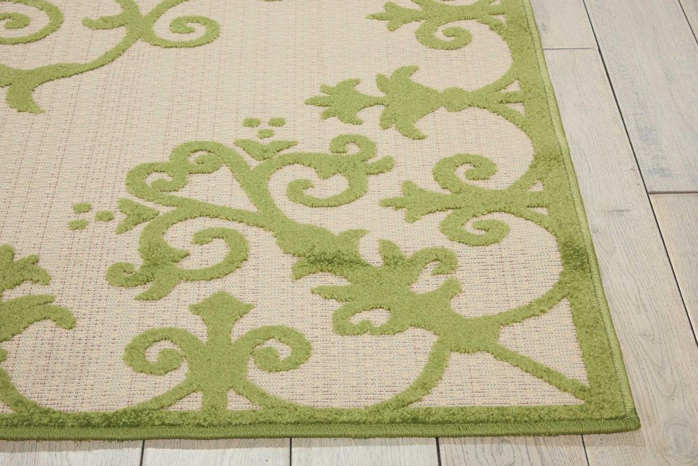 10' X 13' Green Indoor Outdoor Area Rug — view 5