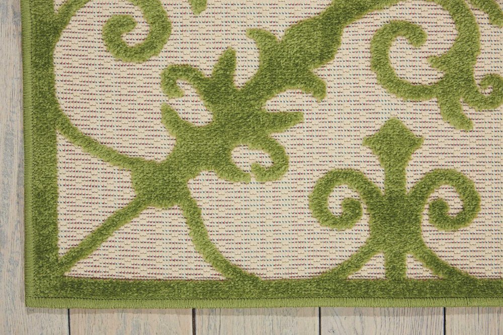10' X 13' Green Indoor Outdoor Area Rug HomeRoots