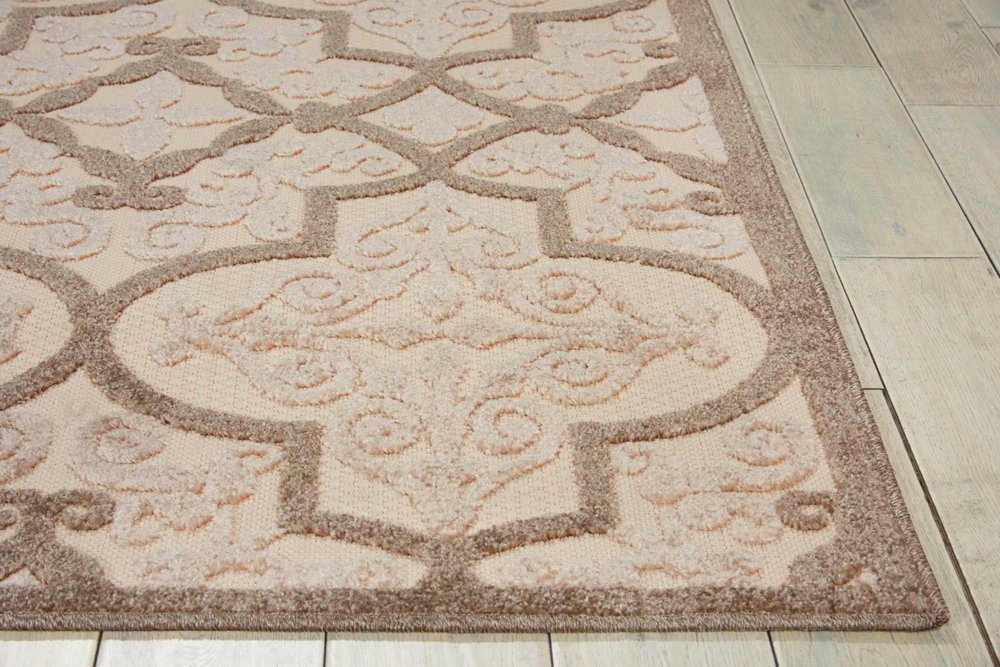 10' X 13' Cream Indoor Outdoor Area Rug HomeRoots
