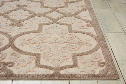 10' X 13' Cream Indoor Outdoor Area Rug HomeRoots