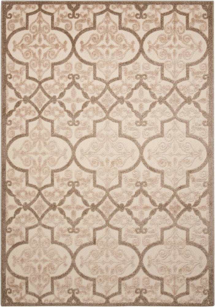 10' X 13' Cream Indoor Outdoor Area Rug — view 6