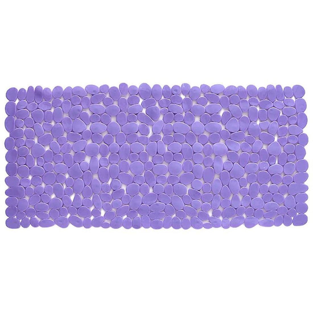 Purple 35" Pebble Shower Mat