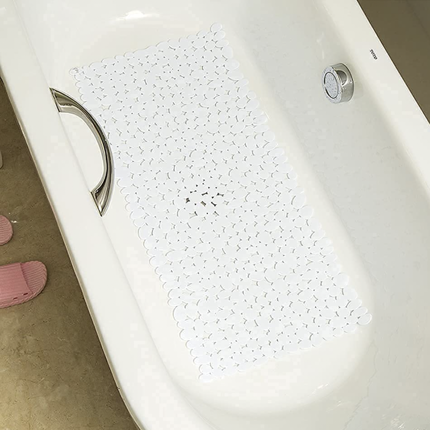 Beige 40" Shower Mat