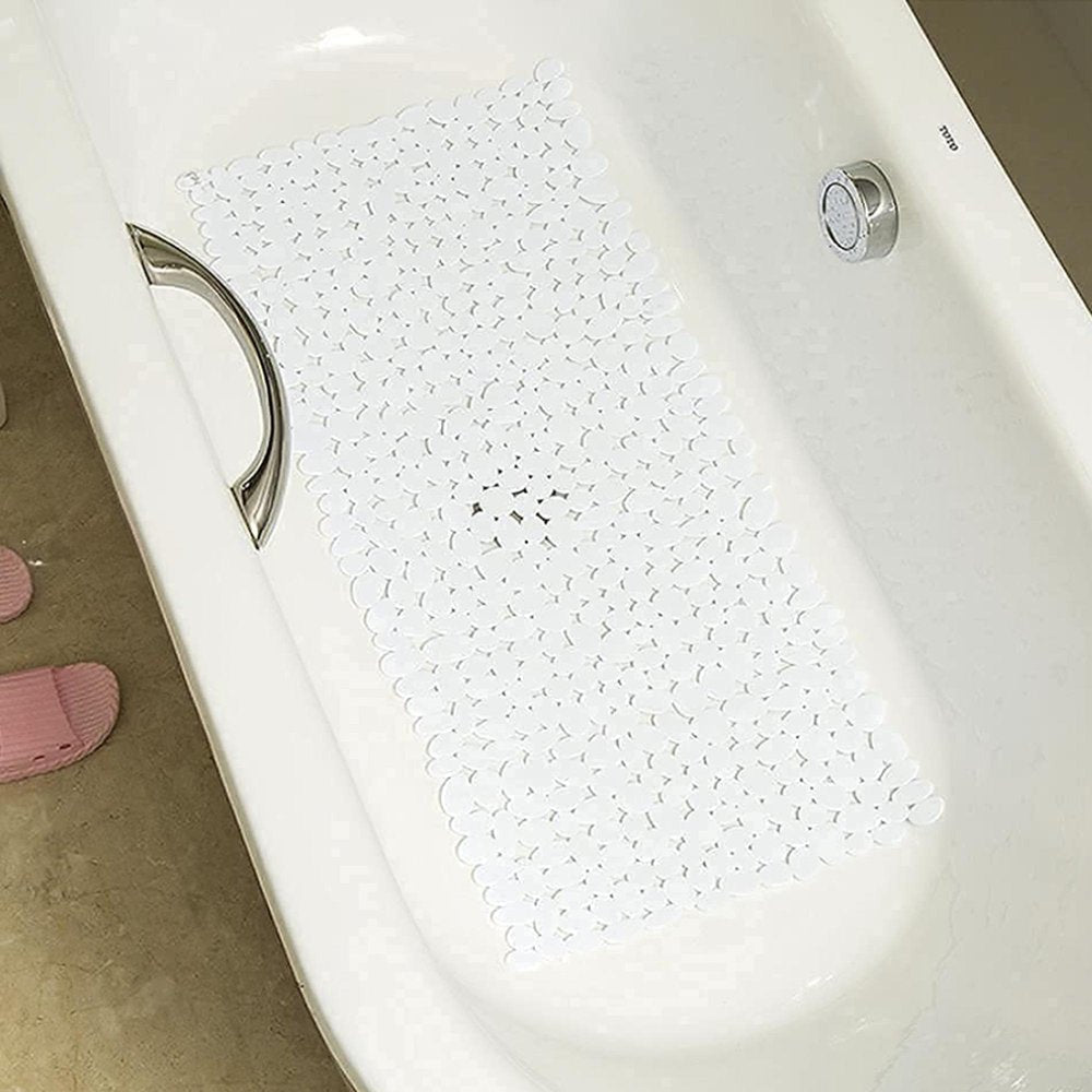 35" Beige Spa Pebbles Non Slip Bathtub Mat HomeRoots