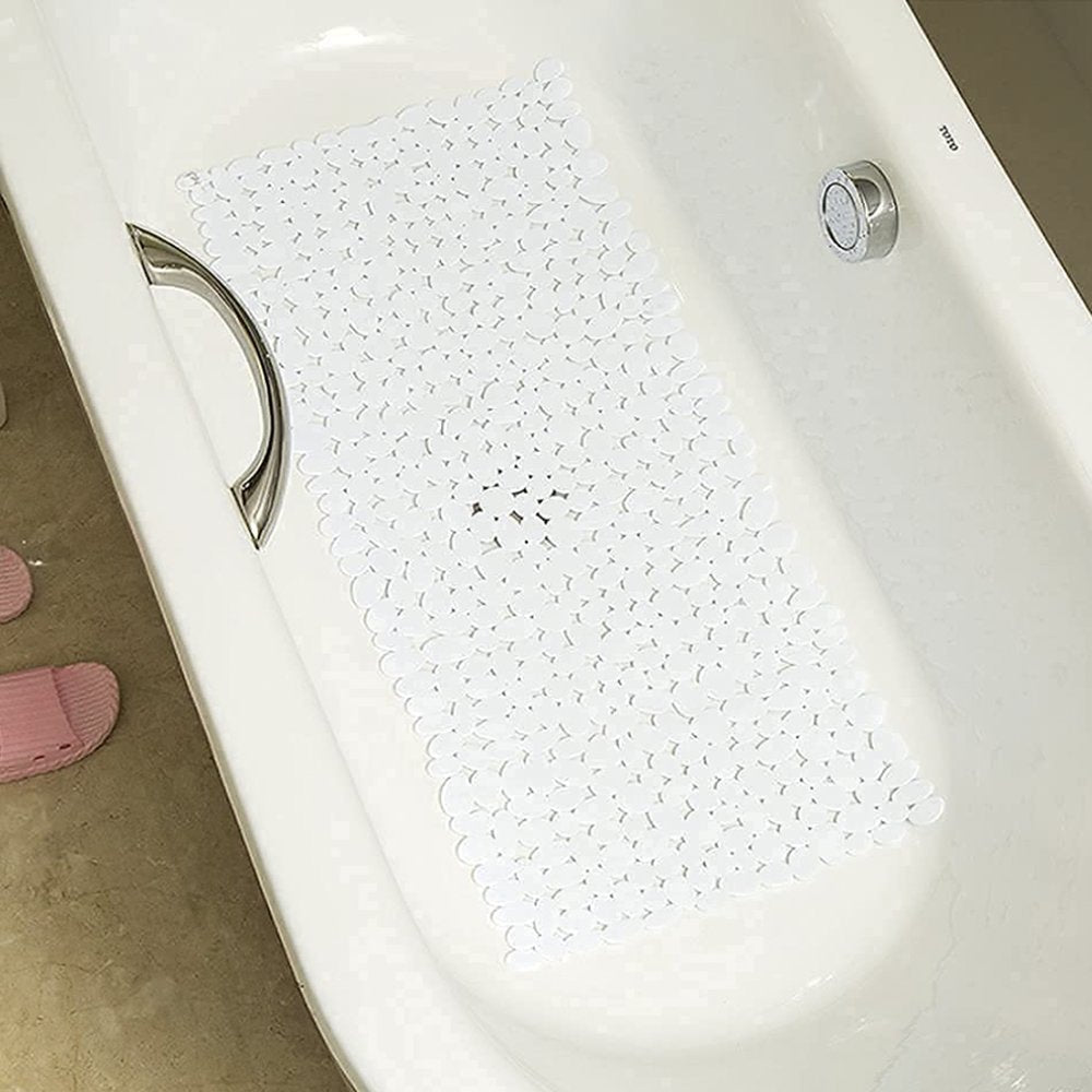 35" Beige Spa Pebbles Non Slip Bathtub Mat HomeRoots