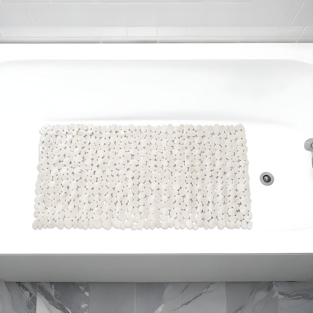 35" Beige Spa Pebbles Non Slip Bathtub Mat HomeRoots