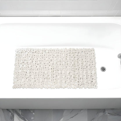 35" Beige Spa Pebbles Non Slip Bathtub Mat HomeRoots
