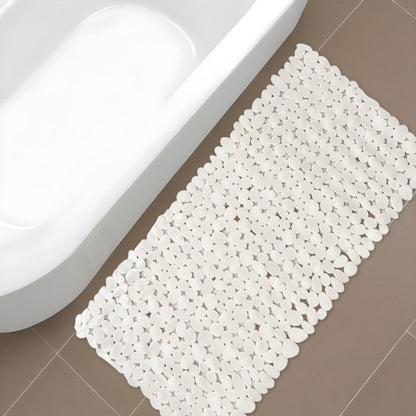 35" Beige Spa Pebbles Non Slip Bathtub Mat HomeRoots