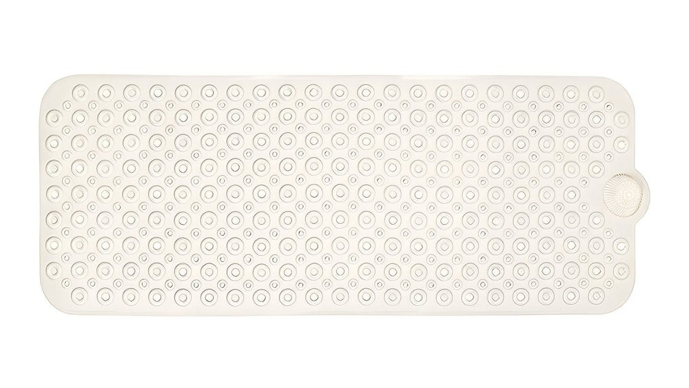 40" Beige Latex Bubbles Non Slip Shower Mat HomeRoots