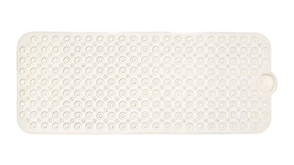 40" Beige Latex Bubbles Non Slip Shower Mat HomeRoots