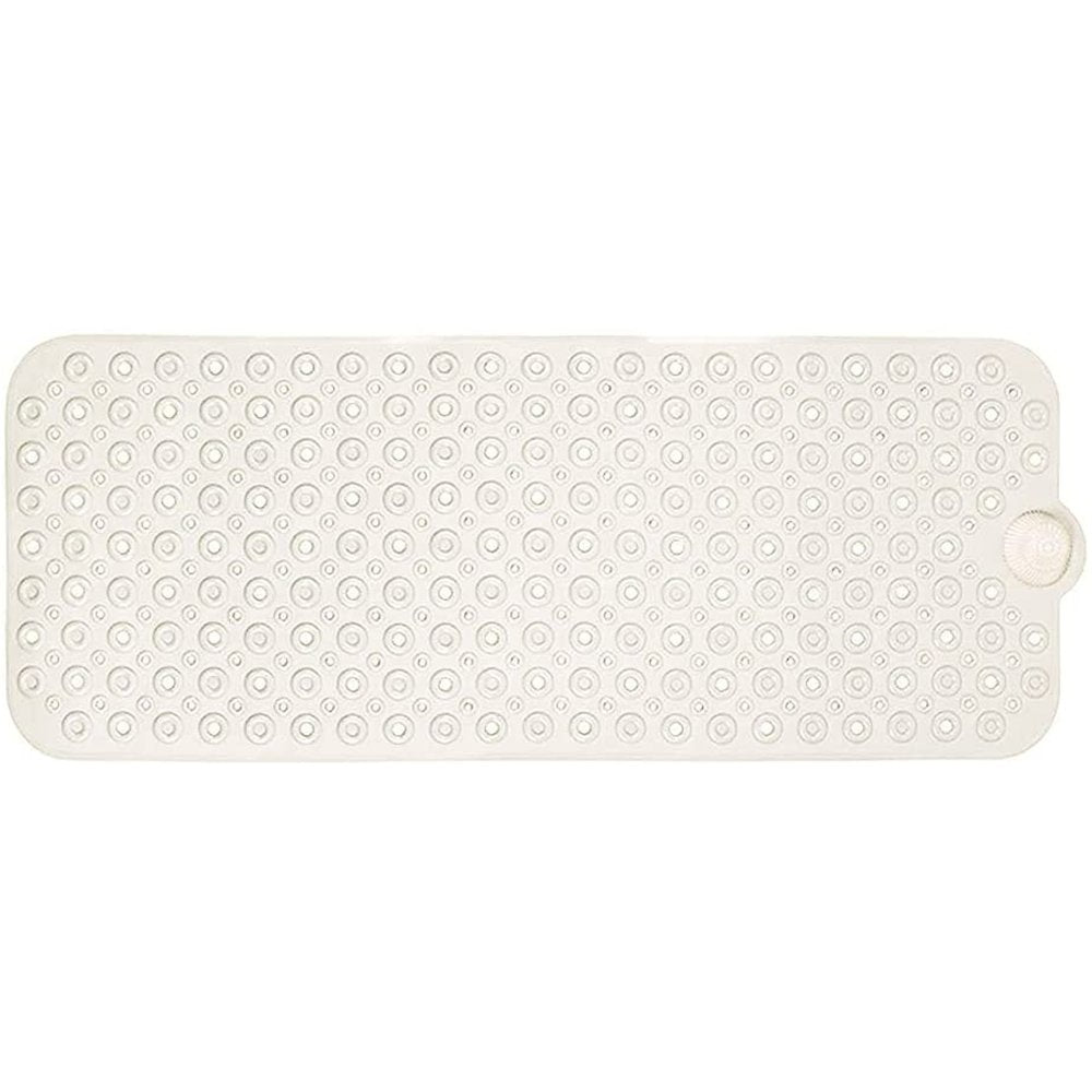 40" Beige Latex Bubbles Non Slip Shower Mat HomeRoots