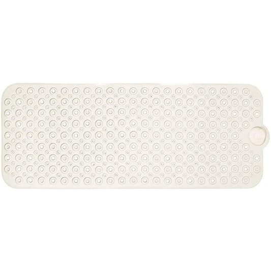 40" Beige Latex Bubbles Non Slip Shower Mat HomeRoots