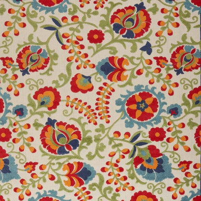 9' X 12' Blue And Beige Indoor Outdoor Area Rug HomeRoots