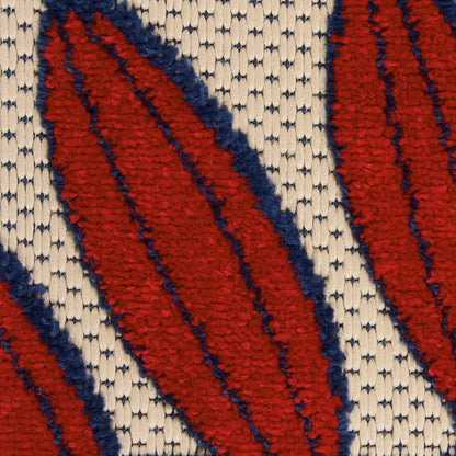 10' X 13' Blue And Beige Indoor Outdoor Area Rug HomeRoots