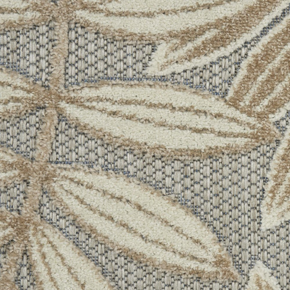 10' X 13' Gray And Ivory Indoor Outdoor Area Rug — view 10
