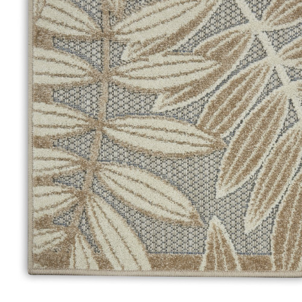 10' X 13' Gray And Ivory Indoor Outdoor Area Rug — view 5