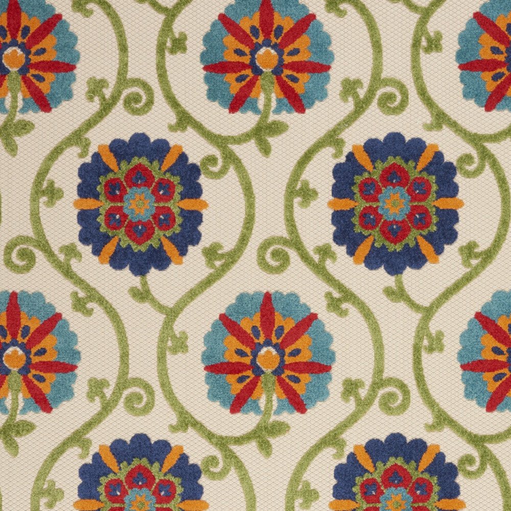 10' X 13' Blue Indoor Outdoor Area Rug HomeRoots