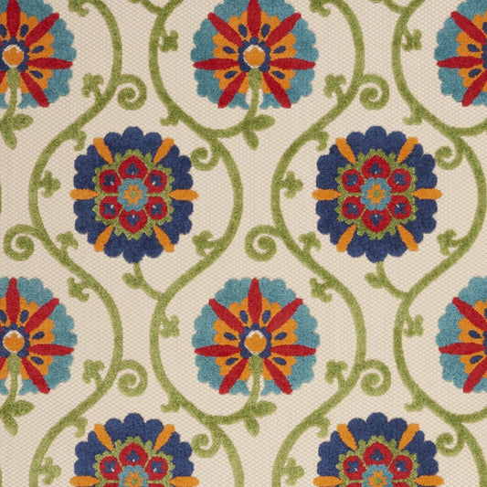 10' X 13' Blue Indoor Outdoor Area Rug