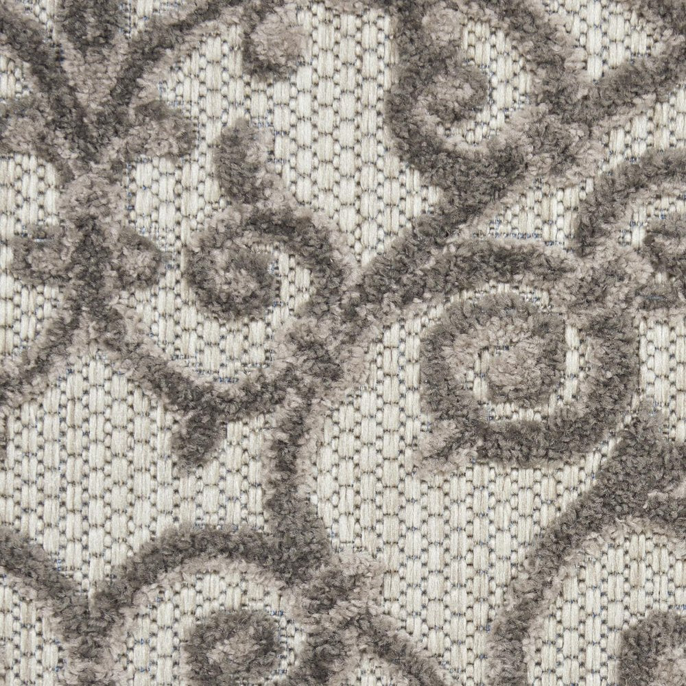 10' X 13' Gray Indoor Outdoor Area Rug HomeRoots