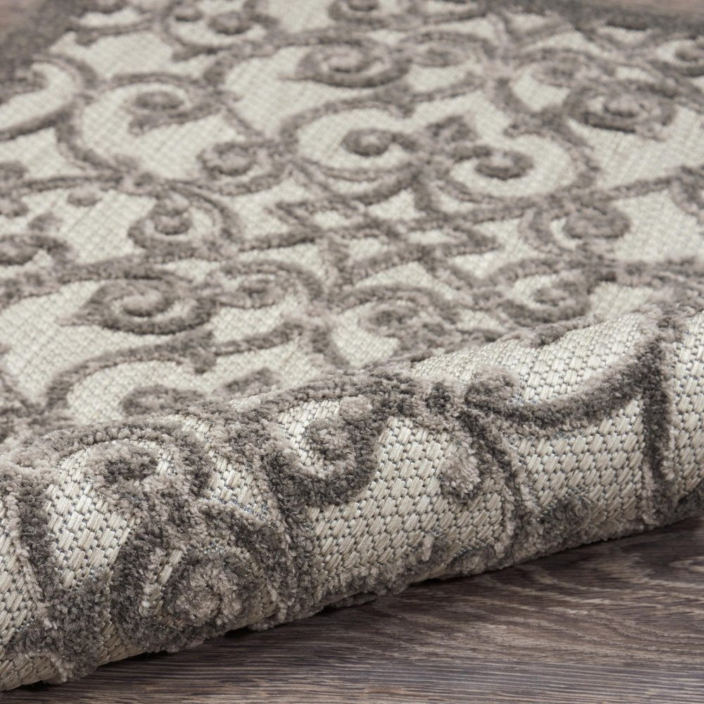 10' X 13' Gray Indoor Outdoor Area Rug — view 5