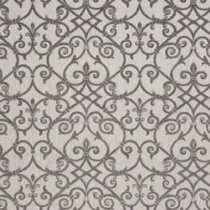 10' X 13' Gray Indoor Outdoor Area Rug HomeRoots