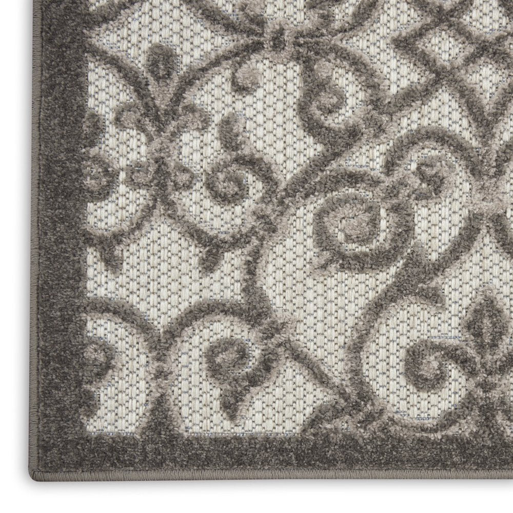 10' X 13' Gray Indoor Outdoor Area Rug — view 6