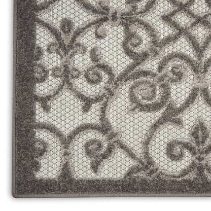 10' X 13' Gray Indoor Outdoor Area Rug HomeRoots
