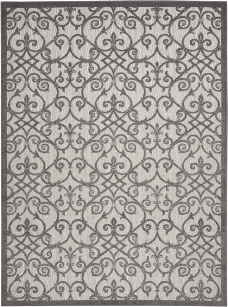 10' X 13' Gray Indoor Outdoor Area Rug HomeRoots