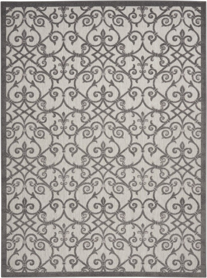10' X 13' Gray Indoor Outdoor Area Rug HomeRoots