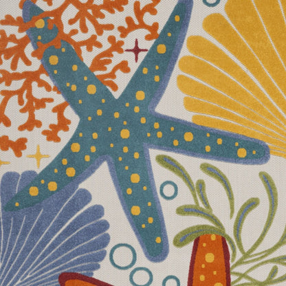 12' X 15' Blue And Yellow Indoor Outdoor Area Rug HomeRoots