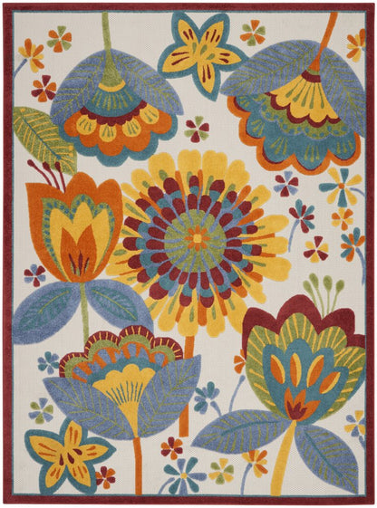 12' X 15' Blue And Yellow Indoor Outdoor Area Rug HomeRoots