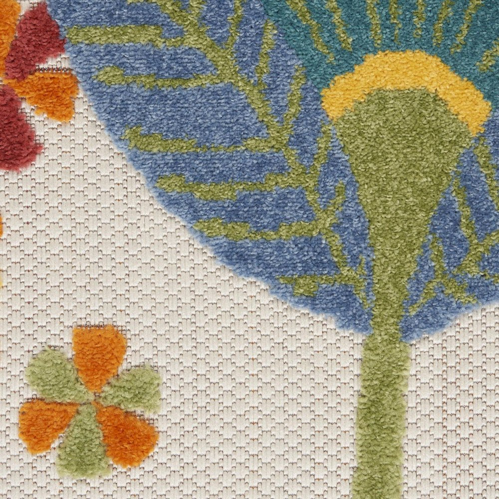 12' X 15' Blue And Yellow Indoor Outdoor Area Rug — view 10