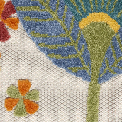 12' X 15' Blue And Yellow Indoor Outdoor Area Rug HomeRoots