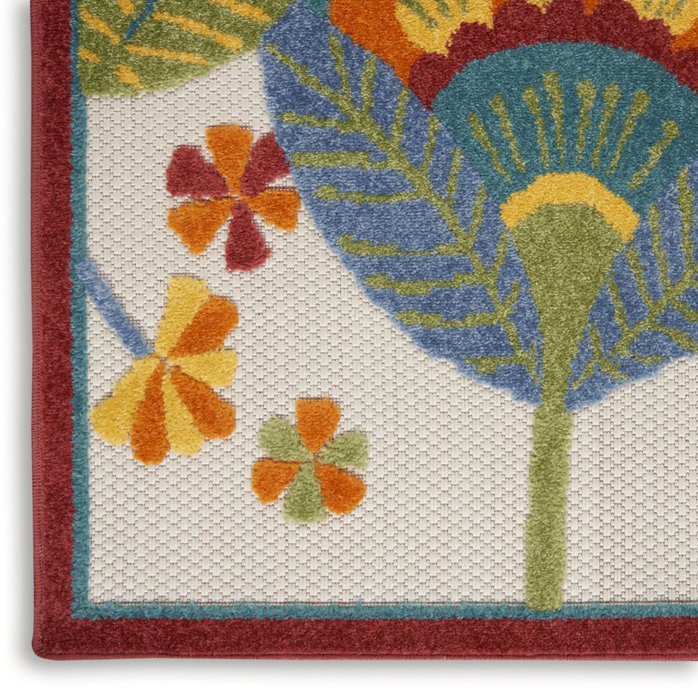 12' X 15' Blue And Yellow Indoor Outdoor Area Rug — view 5