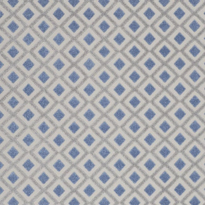 10' X 13' Blue And Gray Indoor Outdoor Area Rug HomeRoots