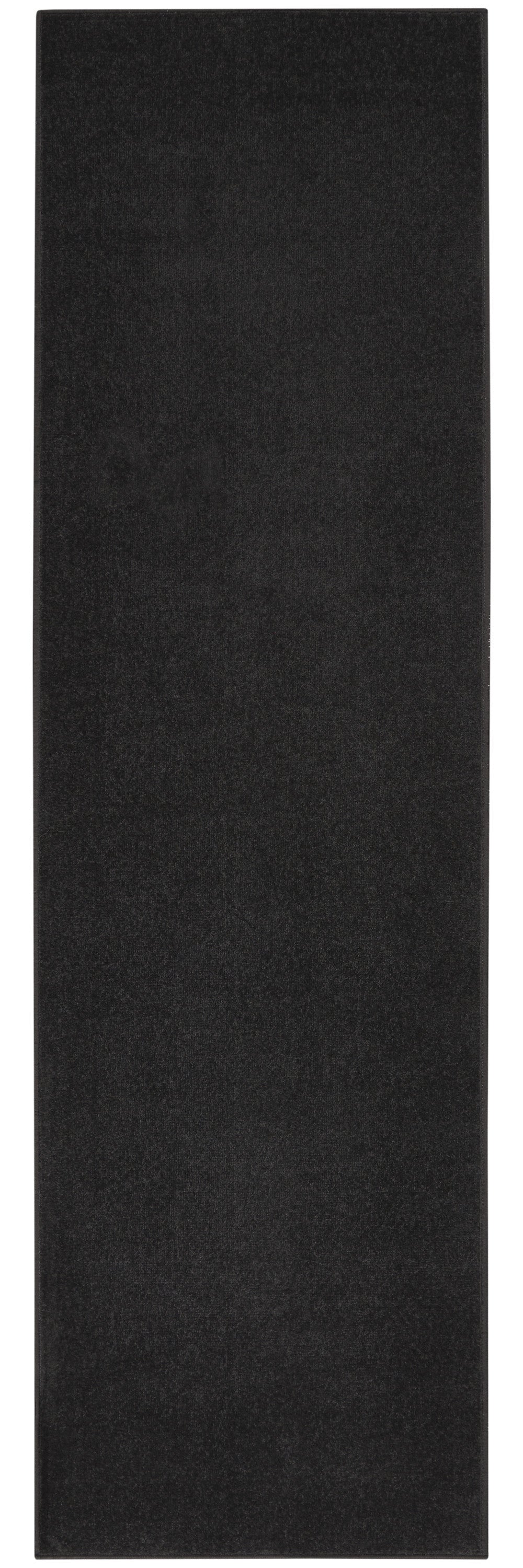 10' Black Non Skid Indoor Outdoor Runner Rug FurniFindUSA