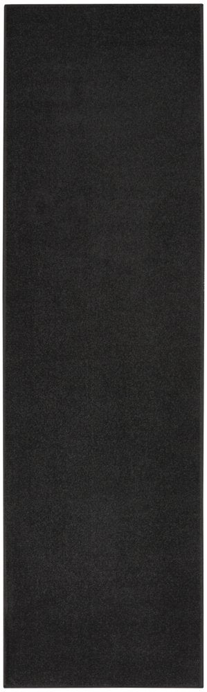 8' Black Indoor Outdoor Runner Rug — view 8