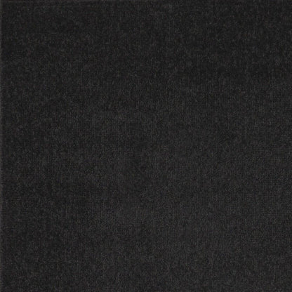 8' Black Indoor Outdoor Runner Rug