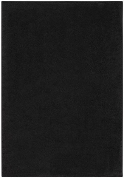 5' X 7' Black Stain Resistant Indoor Outdoor Area Rug HomeRoots