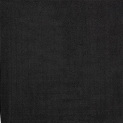 7' Black Square Indoor Outdoor Area Rug HomeRoots