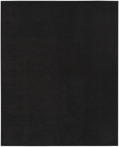7' X 10' Black Indoor Outdoor Area Rug HomeRoots