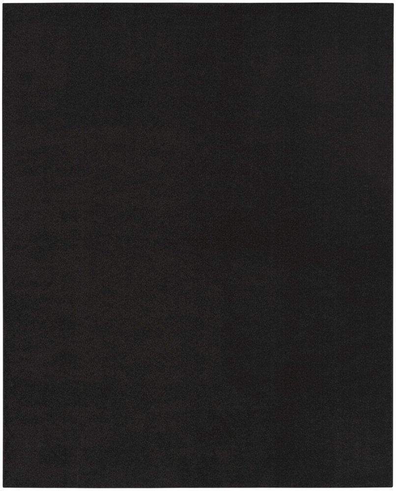 7' X 10' Black Indoor Outdoor Area Rug — view 1
