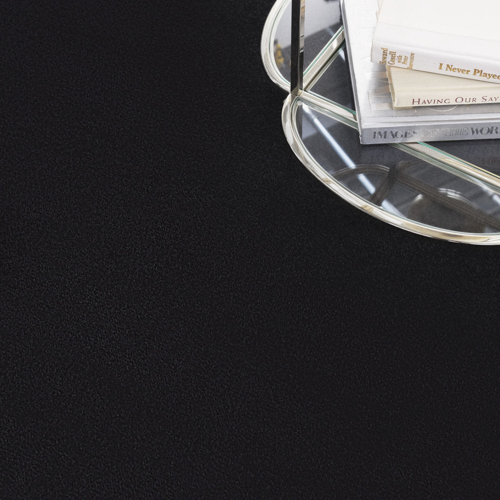 8' X 8' Black Round Indoor Outdoor Area Rug — view 7