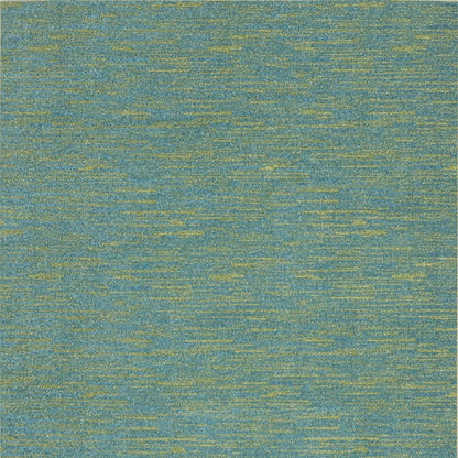 4' X 6' Blue And Green Indoor Outdoor Area Rug HomeRoots