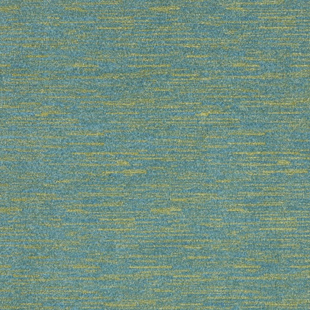 4' X 6' Blue And Green Indoor Outdoor Area Rug — view 3