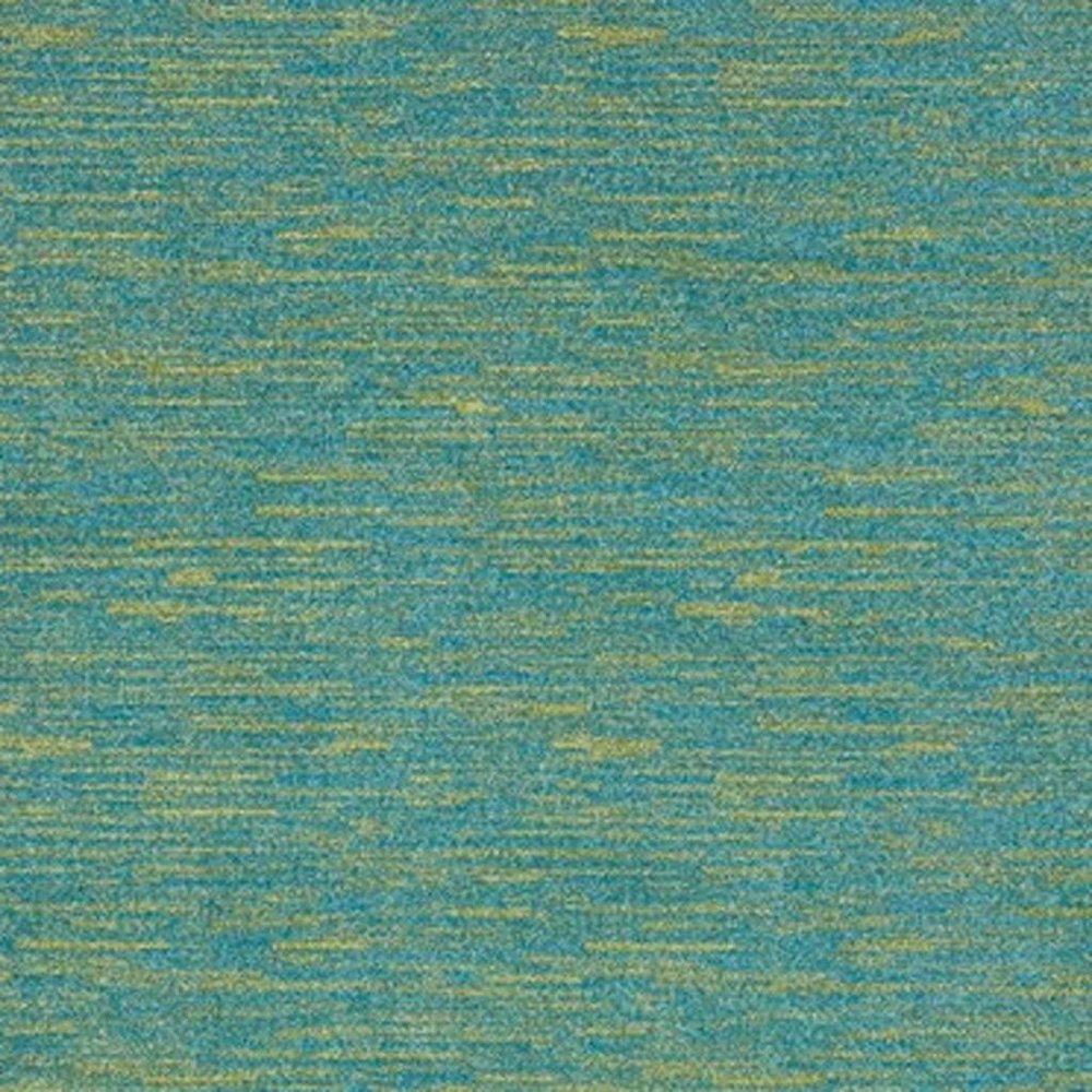 6' X 9' Blue And Green Indoor Outdoor Area Rug — view 3