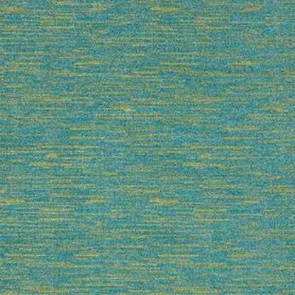 6' X 9' Blue And Green Indoor Outdoor Area Rug HomeRoots