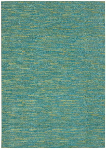 6' X 9' Blue And Green Indoor Outdoor Area Rug HomeRoots