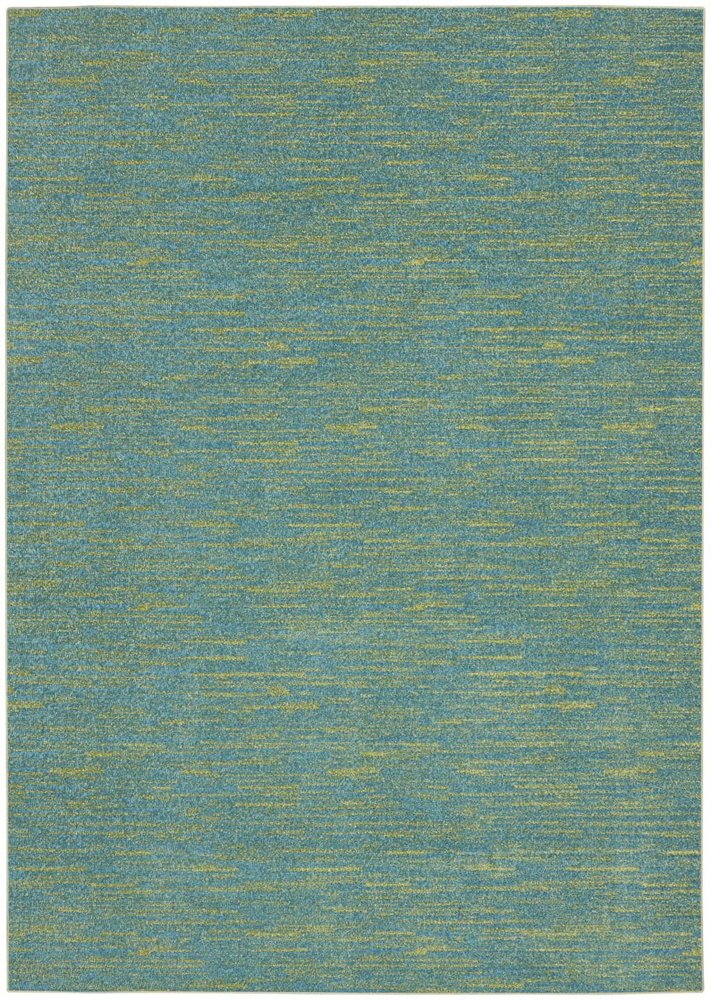 6' X 9' Blue And Green Indoor Outdoor Area Rug HomeRoots